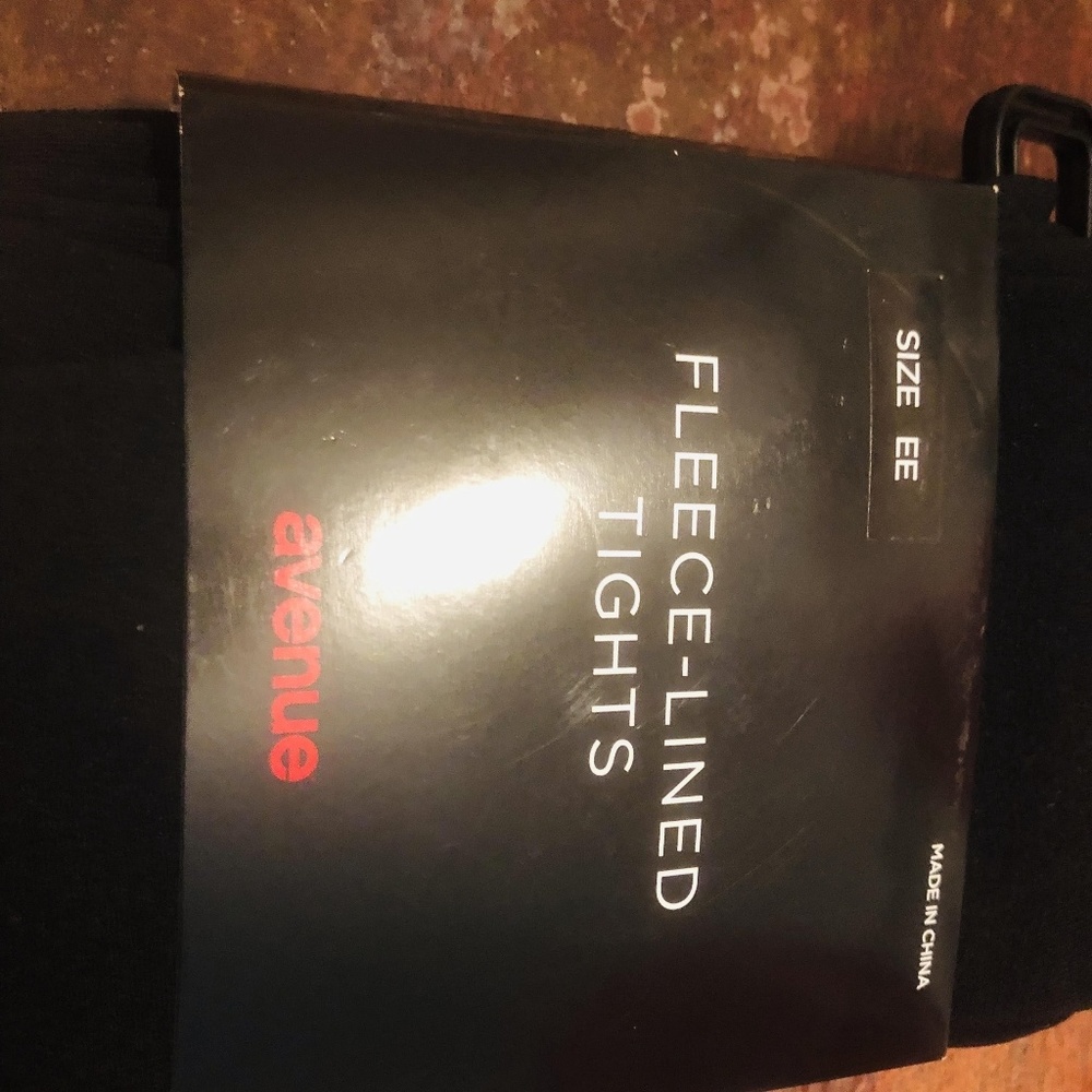 Fleece tights plus size